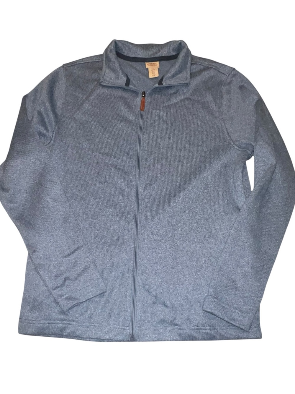 Telluride Clothing Company BLUE  FleeceMen  Full Zip / pockets Sweater Cardigan